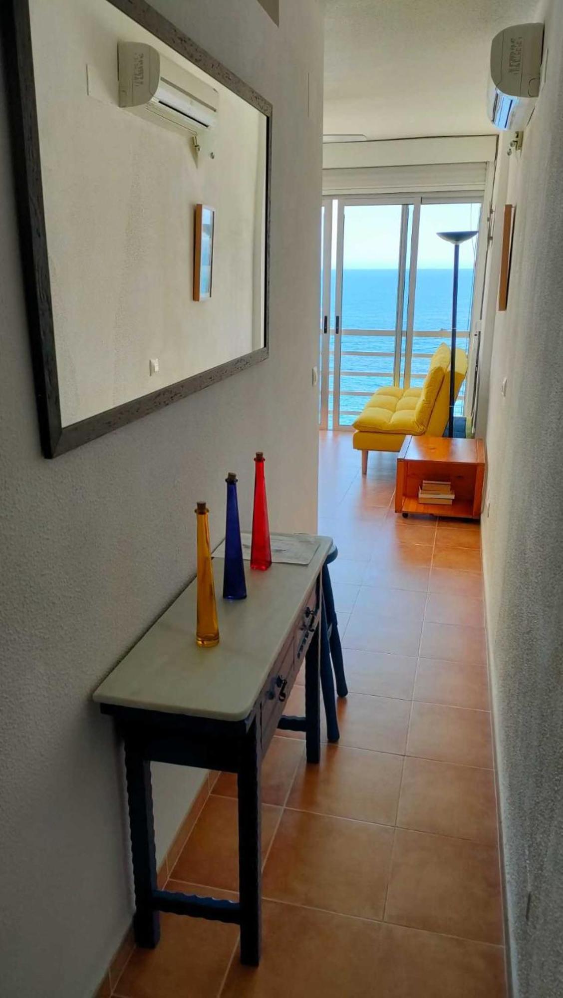 Apartamento 1ra Linea piscina y parking Calpe Exterior foto